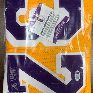 Autographed Earvin “Magic” Johnson jersey